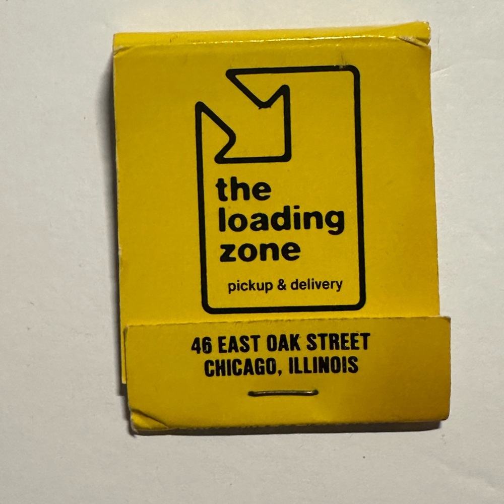 UNSTRUCK vintage? Matchbook Loading Zone Chicago gay bar matches